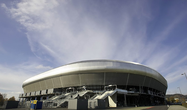 Wörtherseestadion Außenansicht