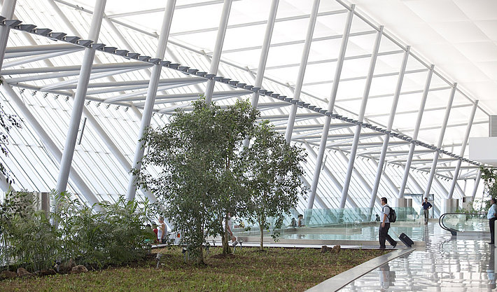 Flughafen Carrasco Innenansicht